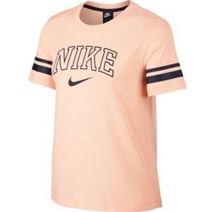 Nike SPORTSWEAR TOP SS rózsaszín XL - Női póló