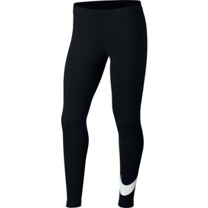 Nike NSW FAVORITES SWSH Legging lányoknak, fekete,fehér, méret