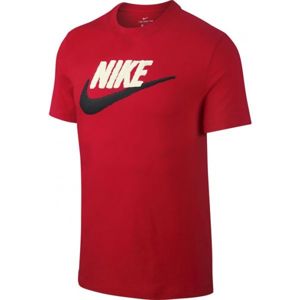 Nike NSW TEE BRAND MARK M piros M - Férfi póló