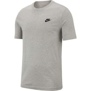 Nike SPORTSWEAR CLUB Férfi póló, szürke, méret L