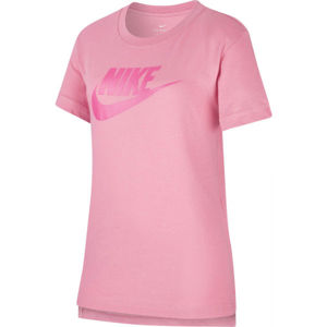 Nike NSW TEE DPTL BASIC FUTURA G rózsaszín L - Lány póló