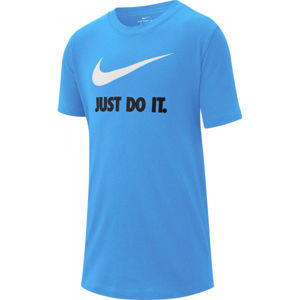 Nike NSW TEE JDI SWOOSH B kék S - Fiú póló