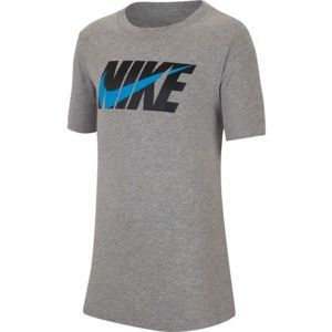 Nike NSW TEE SWOOSH BLOCK szürke XL - Fiú póló