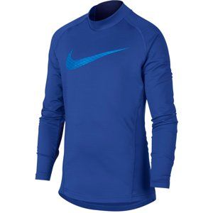 Nike B NP WM TOP LS MOCK GFX Hosszú ujjú póló - Kék - XL