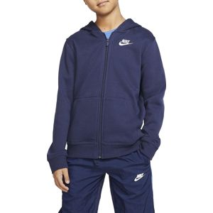 Nike B NSW HOODIE FZ CLUB Kapucnis melegítő felsők - Kék - XS