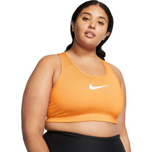 Nike SWOOSH PLUS SIZE BRA sárga 1x - Női sportmelltartó