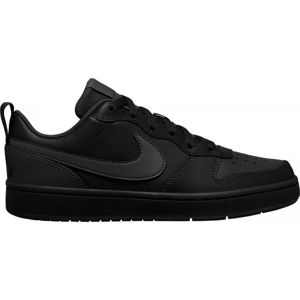 Nike COURT BOROUGH LOW 2 GS Gyerek szabadidőcipő, fekete, méret 35.5