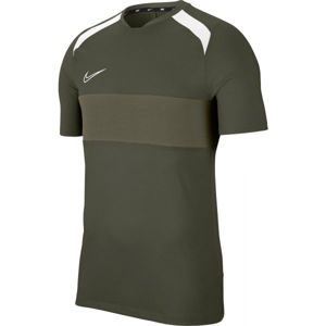 Nike DRY ACD TOP SS SA M Férfi futballmez, khaki, veľkosť M