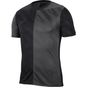 Nike DRY ACDMY TOP SS AOP M fekete 2XL - Férfi póló