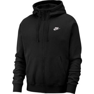 Nike NSW CLUB HOODIE FZ BB Férfi pulóver, fekete, méret