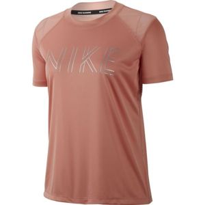 Nike DRI-FIT MILER narancssárga S - Női futópóló