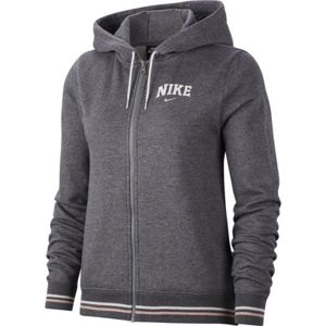 Nike NSW HOODIE FZ FLC VRSTY W szürke XL - Női pulóver