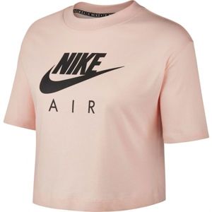 Nike NSW AIR TOP SS fekete S - Női póló