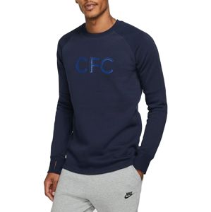 Nike CFC M NK GFA FLC CRW LS Melegítő felsők - Kék - M