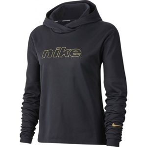 Nike TOP MIDLAYER GLAM 2 W fekete XS - Női pulóver futáshoz