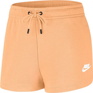 Nike NSW ESSNTL SHORT FT W Női sportos rövidnadrág, narancssárga, méret XS