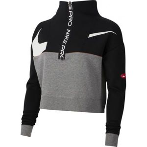 Nike DRY GT FT FLC TOP ICNCLSH fekete XS - Női pulóver