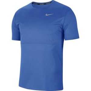 Nike BREATHE RUN TOP SS M kék S - Férfi futópóló