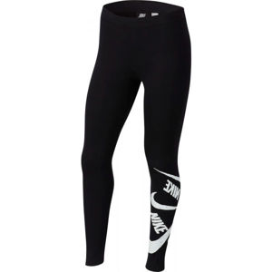 Nike NSW FAVORITES LEGGNG MARKER G Lányos legging, fekete, méret L