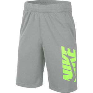 Nike HBR SHORT B Fiú rövidnadrág edzésre, szürke, méret S