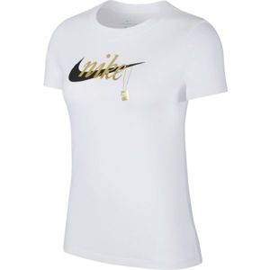 Nike NSW TEE SPORT CHARM fehér M - Női póló