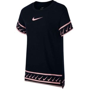 Nike NSW TEE DPTL STUDIO fekete S - Lány póló