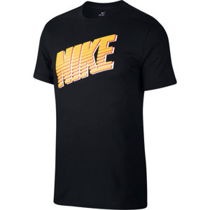 Nike NSW TEE NIKE BLOCK M fekete Crna - Férfi póló