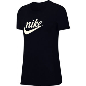 Nike NSW TEE VARSITY W fekete L - Női póló