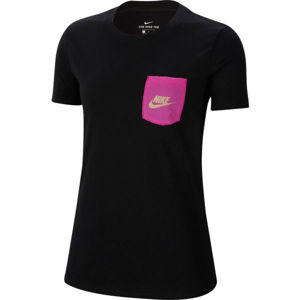 Nike NSW TEE ICON CLASH W fekete XL - Női póló