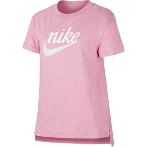 Nike NSW TEE DPTL SCRIPT FUTURA G rózsaszín M - Lány póló