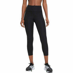 Nike DF FAST CROP W Női legging futáshoz, fekete, méret