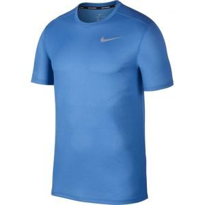 Nike DRI FIT BREATHE RUN TOP SS kék L - Férfi futópóló