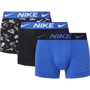 Nike DRI-FIT ES MICR TRUNK 3PK Férfi bokszeralsó, kék, méret M