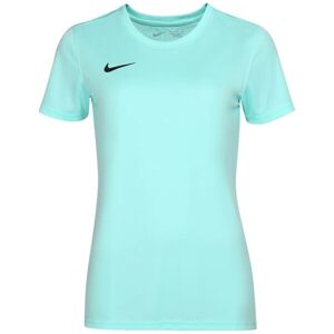 Nike DRI-FIT PARK 7 Női edző póló, türkiz, veľkosť S