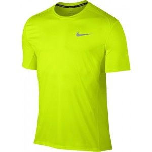 Nike DRY MILER TOP SS sárga L - Férfi futófelső