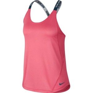 Nike DRY TANK ELASTKA W rózsaszín S - Női ujjatlan felső edzéshez
