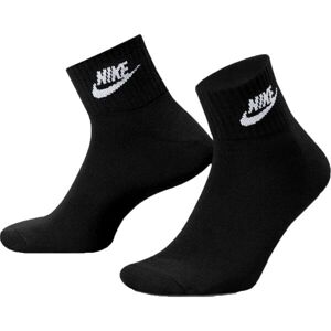 Nike EVERYDAY ESSENTIAL Uniszex zokni, fekete, méret