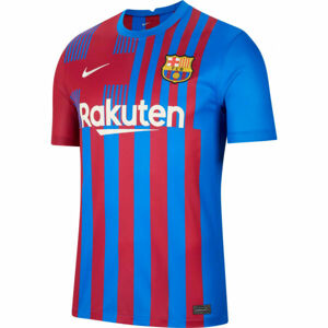 Nike FC BARCELONA 2021/22 HOME Férfi futballmez, piros, méret XL