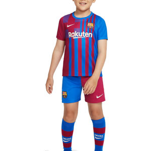 Szett Nike FC Barcelona 2021/22 Home Little Kids Soccer Kit