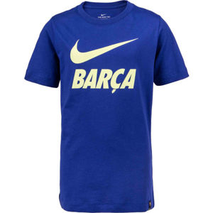 Nike FC BARCELONA TEE JNR  S - Fiú futballpóló