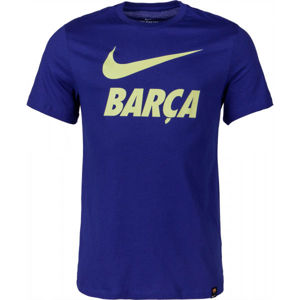 Nike FC BARCELONA TEE SNR Férfi futballpóló, kék, méret L