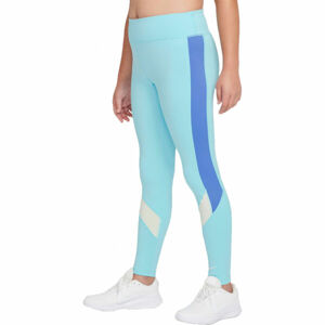 Nike DF ONE TIGHT G Lány legging, türkiz, veľkosť XS