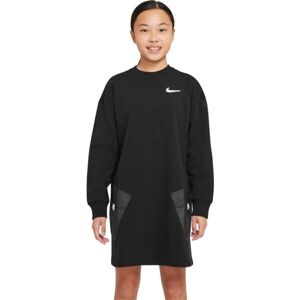 Nike NSW DRESS OP Lány ruha, fekete, méret S