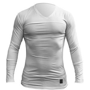 Nike GFA M NP PLYRS TOP LS COMP PR Kompressziós póló - fehér