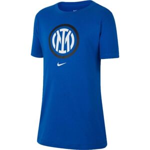 Nike INTER MILAN CREST Fiú póló, kék, veľkosť M