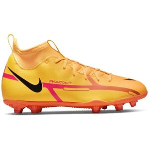 Nike JR PHANTOM GT2 CLUB DF FG/MG Gyerek futballcipő, narancssárga, méret 32