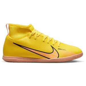 Nike JR MERCURIAL SUPERFLY 9 CLUB IC Gyerek teremcipő, sárga, veľkosť 38