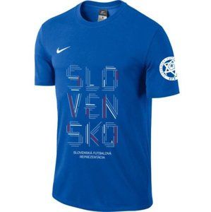Nike Jr. Team Club Blend Slovakia Rövid ujjú póló - kék