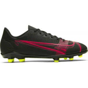 Nike JR VAPOR 14 CLUB FG/MG Gyerek futballcipő, fekete,rózsaszín, méret 32