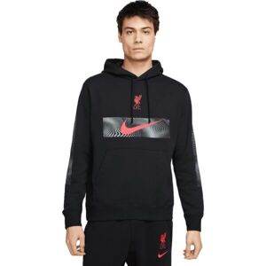 Nike LFC M NSW CLUB HOODIE PO BB AW Férfi pulóver, fekete, méret XS